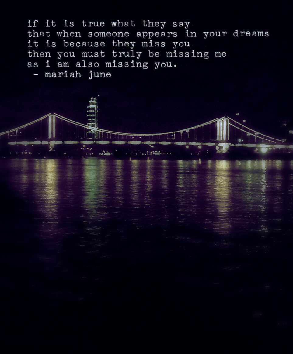 Missing You - A Poem by Mariah June - Mariah June